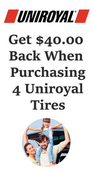 Uniroyal tire sales, coupons and discount tires